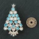 Julesmykker Broche med juletræ V Julebroche med juletræ V