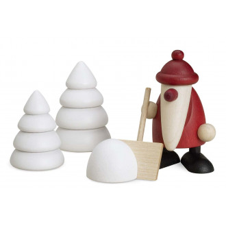Björn Köhler miniature julemand sæt 4