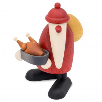 Julemand med gåsesteg 9 cm
