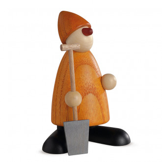 Lykkebringer Hans med spade - gul 8,3 cm Lykkebringer Hans med spade - gul 8,3 cm