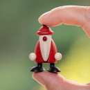 Björn Köhler miniature træ julemand med snemand - sæt 10 Björn Köhler miniature træ julemand med snemand - sæt 10