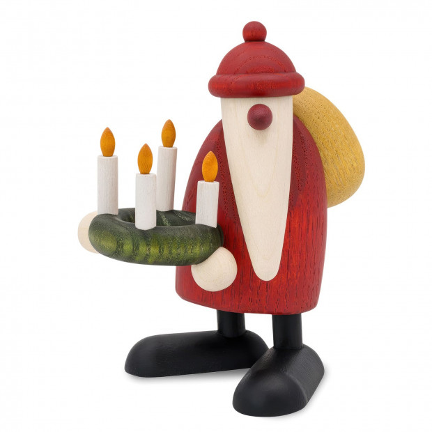 Björn Köhler julemand med adventskrans Björn Köhler julemand med adventskrans