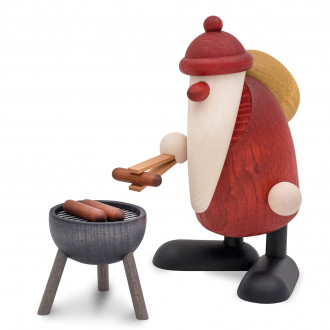 Julemand med grill 9 cm Julemand med grill 9 cm