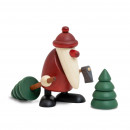 Julepynt i træ Björn Köhler miniature julemand sæt 9 Björn Köhler miniature julemand sæt 9