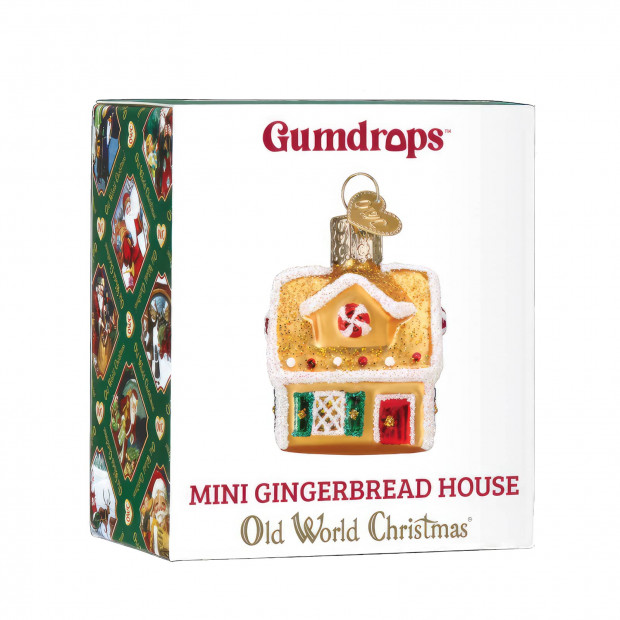 Gumdrops mini honningkagehus julekugle Gumdrops mini honningkagehus julekugle