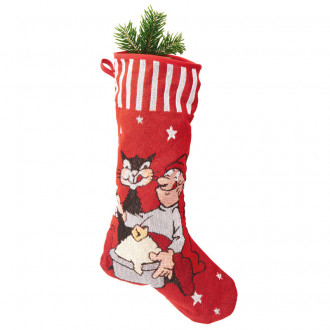 Bramming julesok nisse med kat Bramming julesok nisse med kat