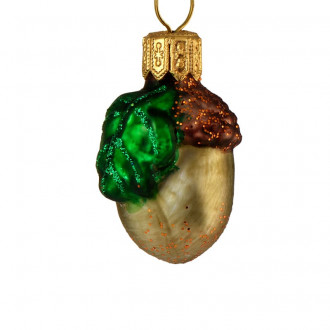 Miniature julepynt - Agern med blad Miniature julepynt - Agern med blad