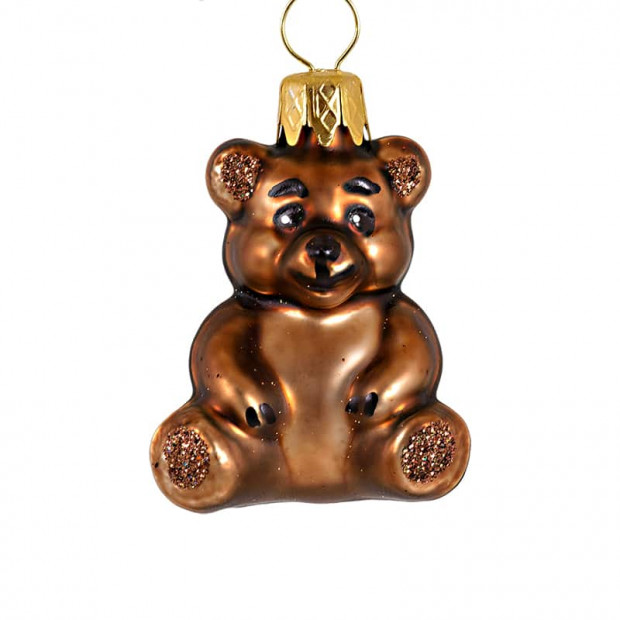 Miniature julepynt - Teddybjørn