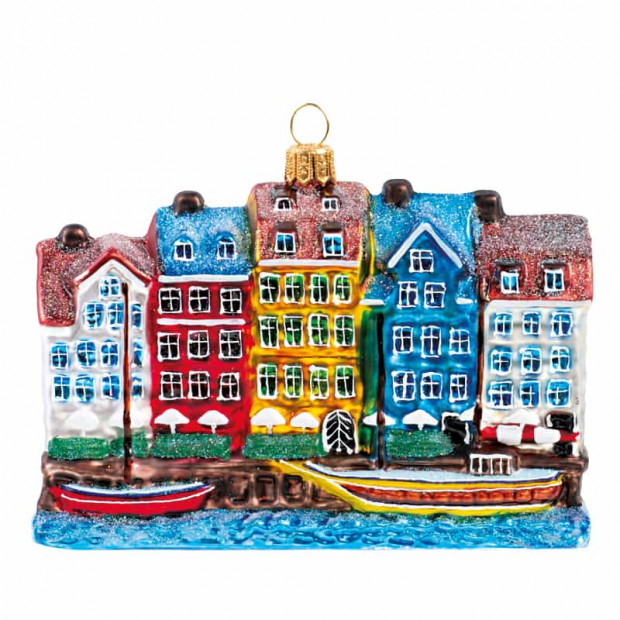 Nyhavn julekugle 11 cm