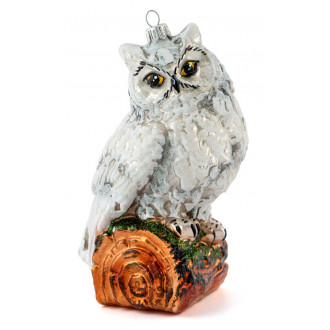 Stor ugle til bord eller juletræ 16 cm Stor ugle til bord eller juletræ 16 cm
