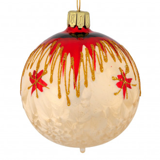 Rød Jul julekugle 6 cm Rød Jul julekugle 6 cm