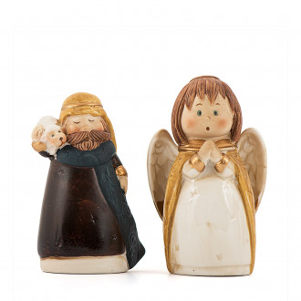 Porcelæns krybbespil med stor stald Porcelæns krybbespil med stor stald